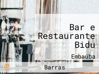 Bar e Restaurante Bidu