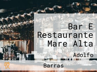 Bar E Restaurante Mare Alta