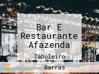 Bar E Restaurante Afazenda