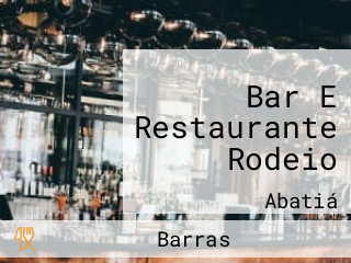 Bar E Restaurante Rodeio