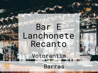 Bar E Lanchonete Recanto