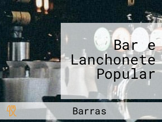 Bar e Lanchonete Popular