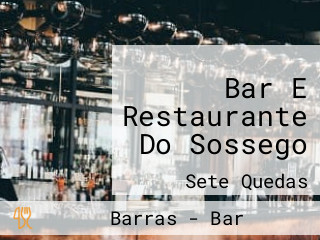 Bar E Restaurante Do Sossego