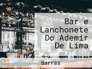 Bar e Lanchonete Do Ademir De Lima