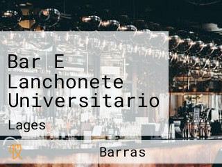 Bar E Lanchonete Universitario