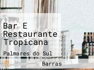 Bar E Restaurante Tropicana