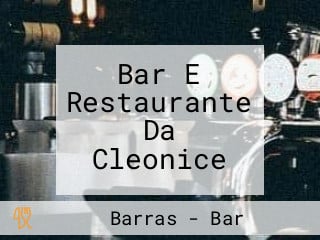 Bar E Restaurante Da Cleonice