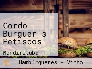 Gordo Burguer's Petiscos