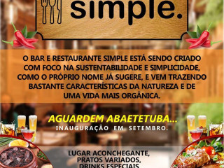 Simple. Bar Restaurante